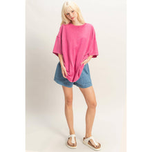 Load image into Gallery viewer, Oversized Mineral Wash T-Shirt: OFF WHITE