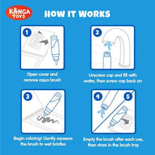 Load image into Gallery viewer, New Testament #2 Aqua Brush Activity Book, Reusable Travel Activity