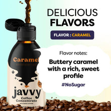 Load image into Gallery viewer, Javvy Caramel Cold Brew Coffee Concentrate