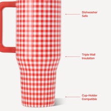 Load image into Gallery viewer, Summer Picnic HydroJug 40 oz Traveler Tumbler