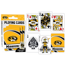 Load image into Gallery viewer, Missouri Tigers Playing Cards