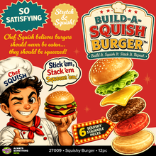 Load image into Gallery viewer, Fun Doh Build A Squish Burger Stack Sensory Toy - 12/Display: Wholesale Price
