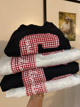 Load image into Gallery viewer, Preppy Cardinal Embroidered Crew: Black / XL
