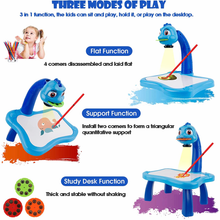 Load image into Gallery viewer, Multifunctional Projector Drawing and Writing Desk for Kids: Blue / One Size