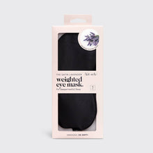 Load image into Gallery viewer, The Lavender Weighted Satin Eye Mask