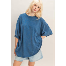 Load image into Gallery viewer, Oversized Mineral Wash T-Shirt: OFF WHITE