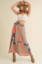 Load image into Gallery viewer, Bradyn Print Skirt: Tan/Orange / Contemporary