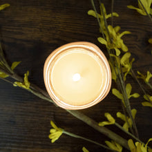 Load image into Gallery viewer, 13 oz Mason Jar Candle: Peaches & Poppies