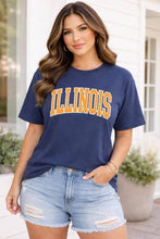 Load image into Gallery viewer, Bold Varsity CUST40 Polka Dot Font DTF Top: Pepper CC tee / S
