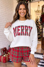 Load image into Gallery viewer, LAS Plaid Merry Christmas Shorts Set (S-XL): Multicolour / M
