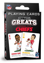 Load image into Gallery viewer, Kansas City Chiefs All-Time Greats Playing Cards

