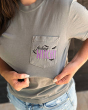Load image into Gallery viewer, Feeling Witchy Halloween Embroidery Pocket Tee
