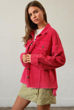 Load image into Gallery viewer, Hot pink shacket
