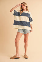 Load image into Gallery viewer, Polly Color Block Top: Salmon Mauve / Contemporary
