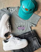 Load image into Gallery viewer, Feeling Witchy Halloween Embroidery Pocket Tee
