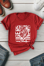 Load image into Gallery viewer, Distressed Tiger Unisex Round Neck Tee: H Grey/Brwn / M / Graphic T-Shirt
