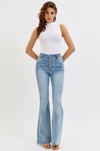 Load image into Gallery viewer, Cello Jeans High Rise Seam Details Flare
