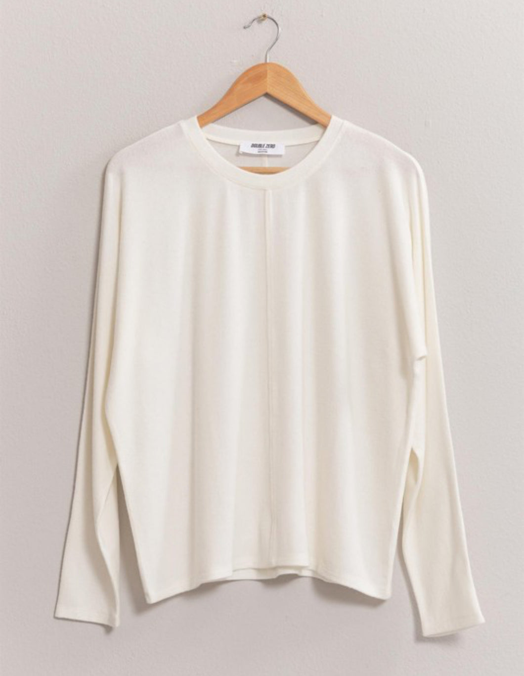 Cream Long Sleeve Top