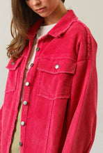 Load image into Gallery viewer, Hot pink shacket
