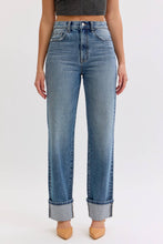 Load image into Gallery viewer, Cello Jeans Super High Rise Dad Jean with Cuff
