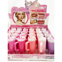 Load image into Gallery viewer, Adorable Tumbler Lip Balm: MIX COLOR / ONE(24)
