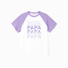 Load image into Gallery viewer, Family Matching Purple Tee or Shirred Top Ruffle Hem Dress: Purple / Baby Girl: 12-18M
