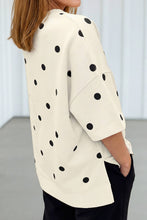 Load image into Gallery viewer, LAS-LIVE Polka Dot Oversize Blouse (S-XL): Yellow / Missy / M
