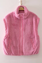 Load image into Gallery viewer, NJ90484-Cozy Sherpa Puffer Vest: SAGE / S-M-L/2-2-2
