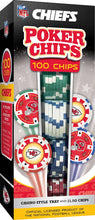 Load image into Gallery viewer, Kansas City Chiefs 100 Piece Poker Chips
