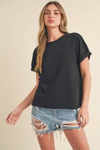 Load image into Gallery viewer, Mali Tee Short Sleeve Top: Teal/Green
