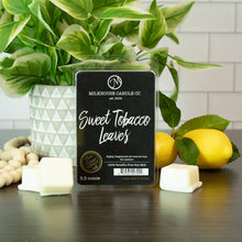 Load image into Gallery viewer, 5.5 oz Wax Melts: Sweet Tobacco Leaves
