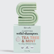 Load image into Gallery viewer, Tea Tree + Mint Clarifying Shampoo Bar
