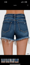 Load image into Gallery viewer, Raw Frayed Hem Ripped Denim Shorts
