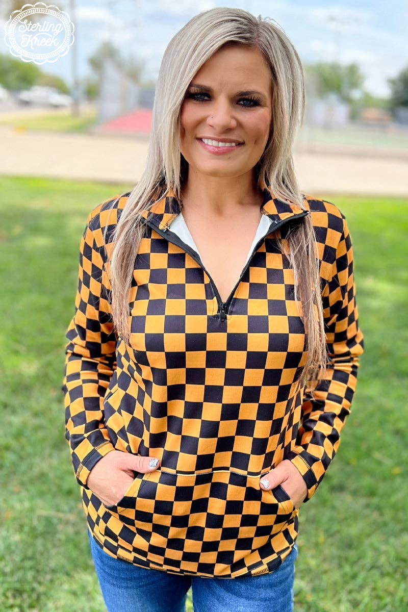 Pep Rally Pullover- Gold