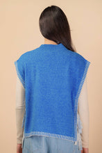 Load image into Gallery viewer, Side Tie Detail Knit Sweater Vest Top: OATMEAL
