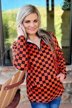 Load image into Gallery viewer, Pep Rally Pullover - Orange &amp; Black

