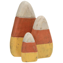 Load image into Gallery viewer, 3/Set, Wooden Candy Corn
