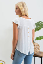 Load image into Gallery viewer, TULIP SLEEVE BACK BUTTON BLOUSE: KELLY GREEN
