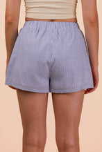 Load image into Gallery viewer, Striped &amp; Checker Boxer Shorts: BLUE STRIPE
