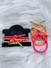 Load image into Gallery viewer, Sunset Hair Tie/Bracelet Trio
