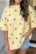 Load image into Gallery viewer, LAS-LIVE Polka Dot Oversize Blouse (S-XL): Yellow / Missy / M
