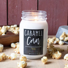 Load image into Gallery viewer, 13 oz Mason Jar Fall Candle: Caramel Corn
