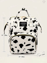 Load image into Gallery viewer, Cow Print Backpack SKUKFCBP
