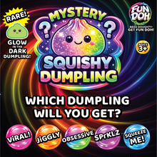 Load image into Gallery viewer, Fun Doh Mystery Dumpling Squishy Toy | 12-Piece Display: Wholesale Price
