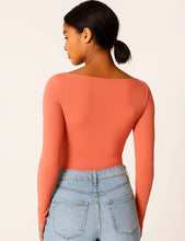 Load image into Gallery viewer, Square Neck Cropped Basic Tee: Dark Grey
