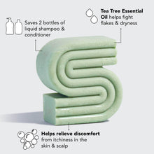 Load image into Gallery viewer, Tea Tree + Mint Clarifying Shampoo Bar
