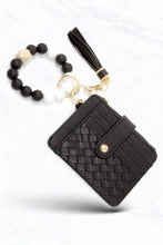 Load image into Gallery viewer, Silicone Bead Gold Holder Keychain: Lilac
