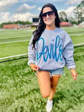 Load image into Gallery viewer, Custom Jumbo Cursive Puff Sweatshirt: Black Sweatshirt / MD
