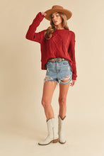Load image into Gallery viewer, Red Knit Sweater
