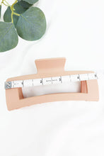 Load image into Gallery viewer, Matte Jumbo Cut Out Rectangle Hair Claw: MIX COLOR / ONE(12)
